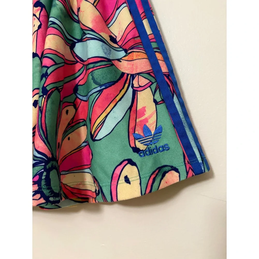 Adidas Originals x Farm Rio Floral‎ Banana Print Skirt Multicolor Size S